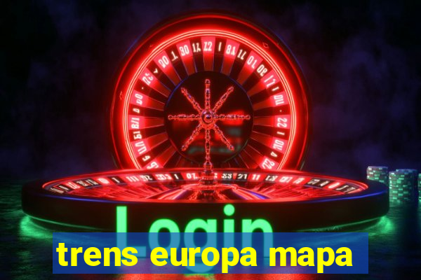 trens europa mapa